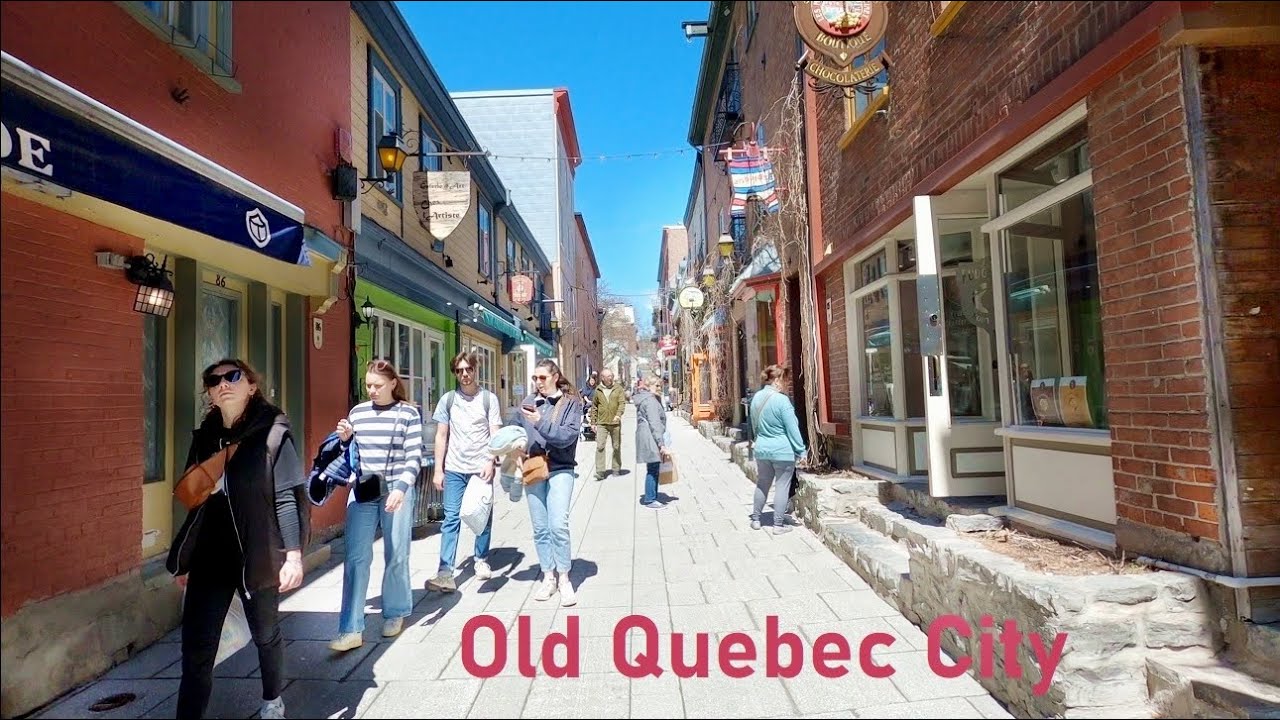 Old Quebec City Spring Time