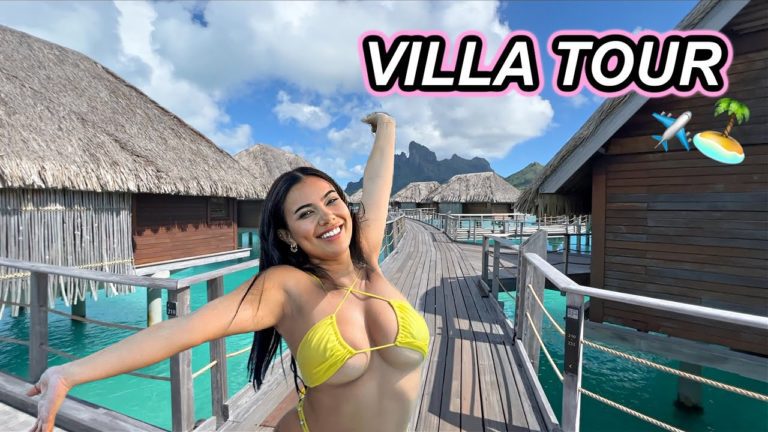 BORA BORA Over-Water Villa Tour!🌴🌞🌊 (This place is unreal)