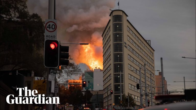 Surry Hills building fire: massive blaze breaks out in Sydney CBD