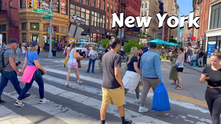 Manhattan New York – Virtual Walking Tour USA – NYC 4k