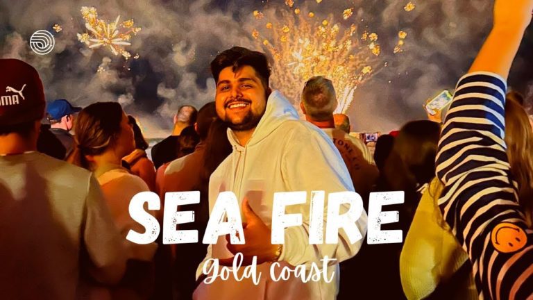 SEAFIRE FIREWORKS GOLD COAST 2023 | FIREWORKS IN AUSRALIA | INTERNATIONAL STUDENT IN AUSTRALIA |