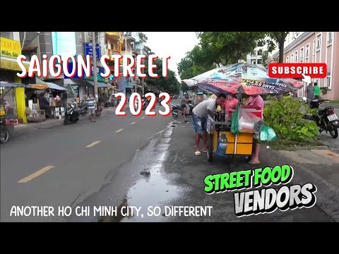 A Very Authentic footage of Ho Chi Minh city ( Saigon Street scenes) 2023