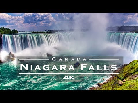 Niagara Falls, Canada 🇨🇦 / USA 🇺🇸 – by drone [4K]