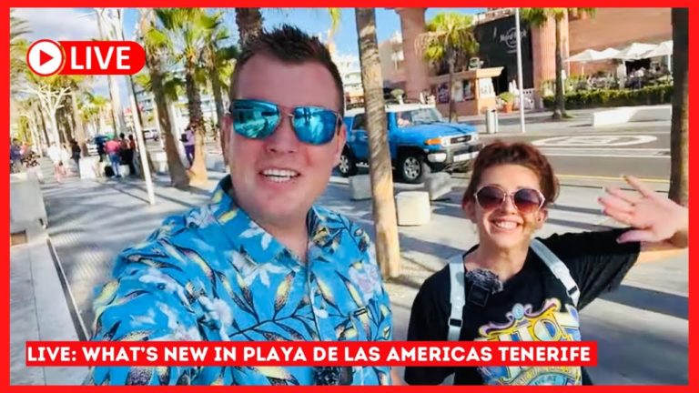 ❗️❗️live: New In Tenerife! How Busy Is It? Las Americas Golden Mile 2023!