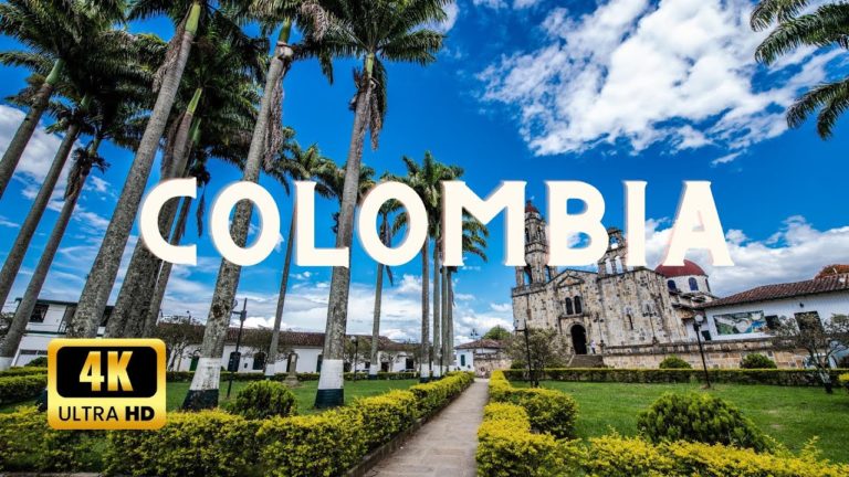 Colombia Relaxing, Travel, Meditation Music Video 4K UHD.