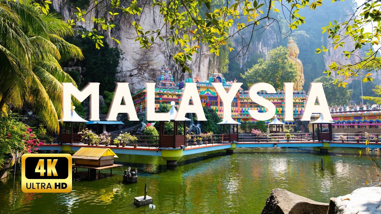 Malaysia Relaxing, Travel, Meditation Music Video 4K UHD.