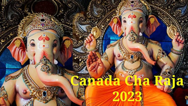 Canada Toronto Cha Raja 2023 Murtikar Rajan Khatu Kalasagar Arts Ganpati Workshop Gansankul Mumbai