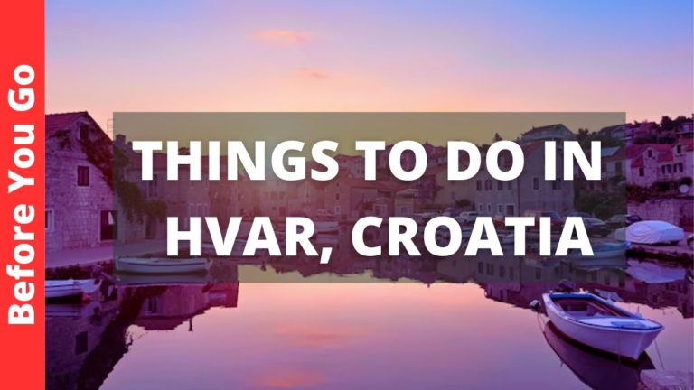 Hvar Croatia Travel Guide: 12 BEST Things to Do in Hvar (Island)