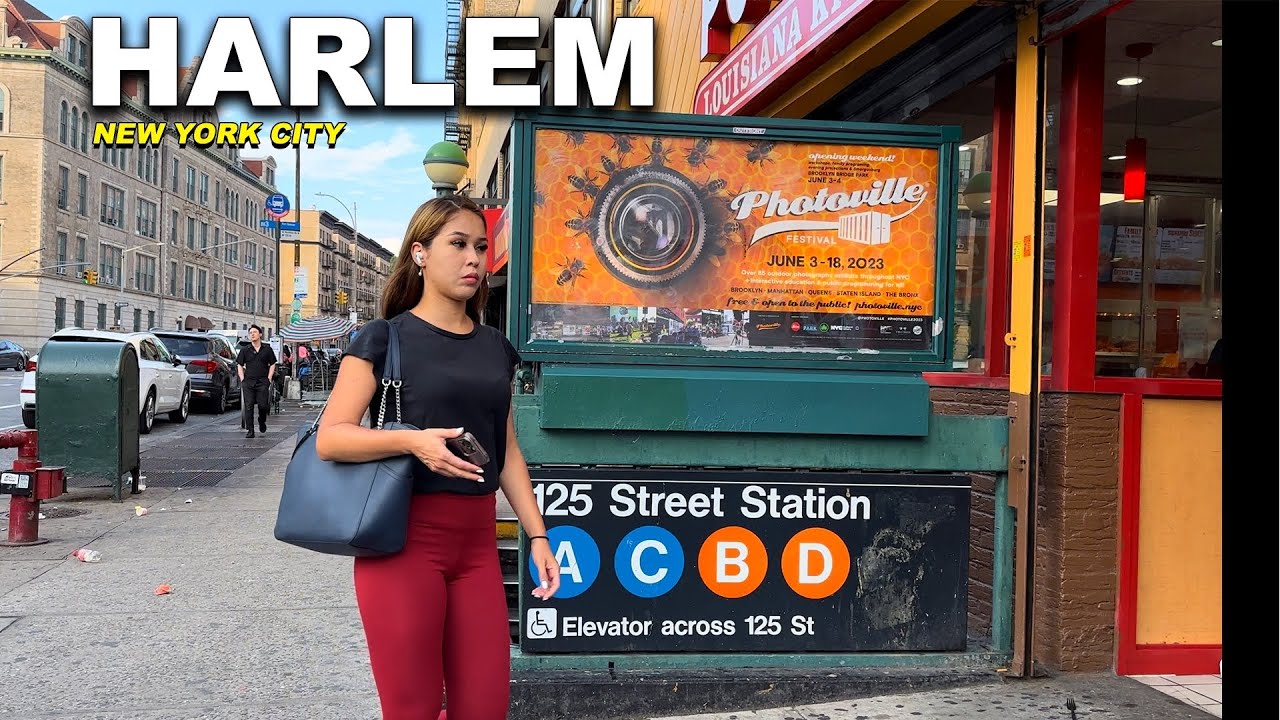 Harlem NYC Walking Tour 4K HDR – New York City Virtual Walking Tour