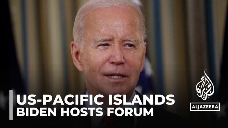 US President Biden hosts Pacific Island leaders in charm offensive