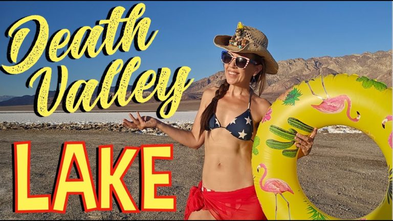 Death Valley Life #38: A Day at Lake Manly and a Tour of Our Guest Trailer