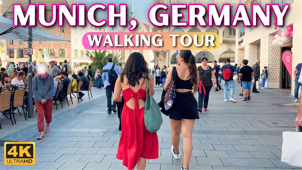 Amazing Munich Germany Walking Tour | Street View in 4k 2023