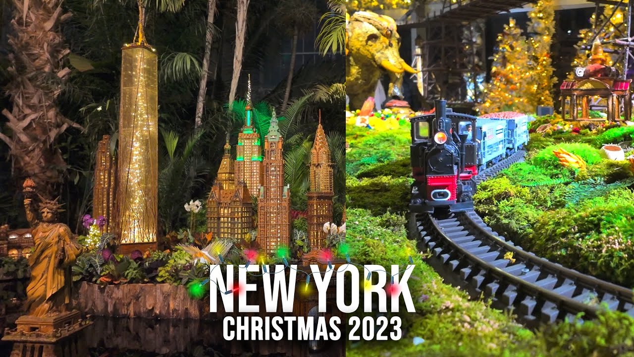 New York City Christmas 2023 ✨ Holiday Train Show 2023 at New York Botanical Garden in the Bronx ✨