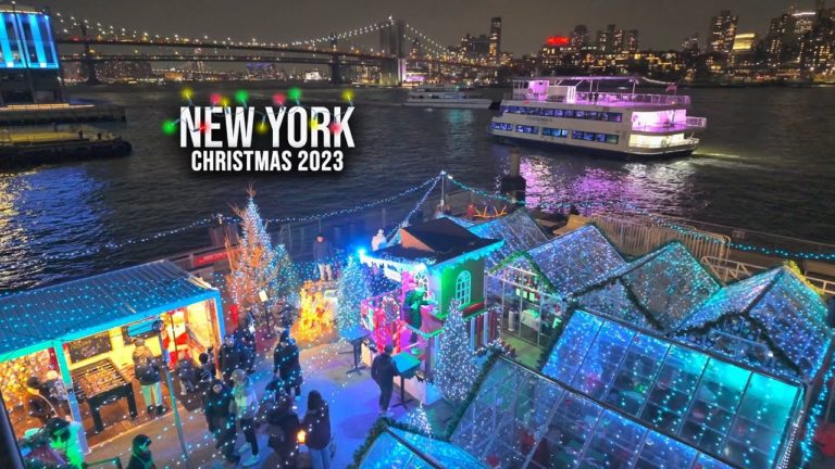 NYC Christmas Walk 2023 ✨One World Trade Center, Wall Street, Downtown Manhattan Christmas Walk 2023