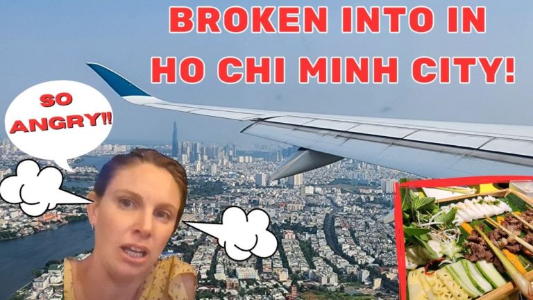 Exploring Ho Chi Minh City: A Family Travel Adventure | Luggage BREAK-IN at a Vietnam Airport