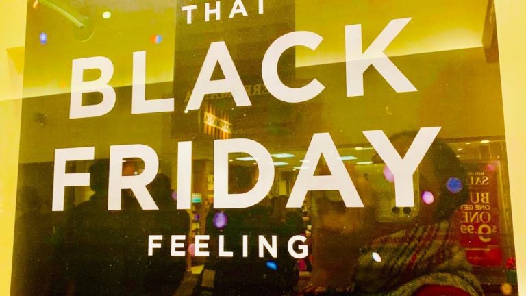 Jammed packed Black Friday Shopping | Madness in America after Thanksgiving Day before Christmas, US