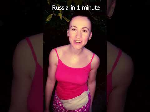 Russia in 1min – real Moscow vlog with park and shopping