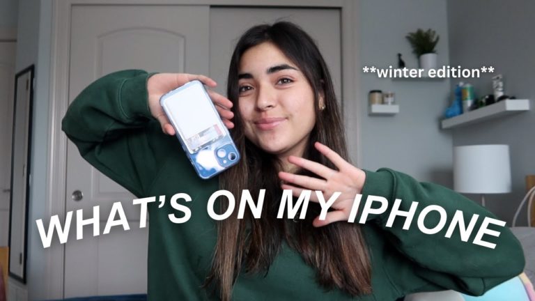 WHAT’S ON MY IPHONE | winter edition ☃️