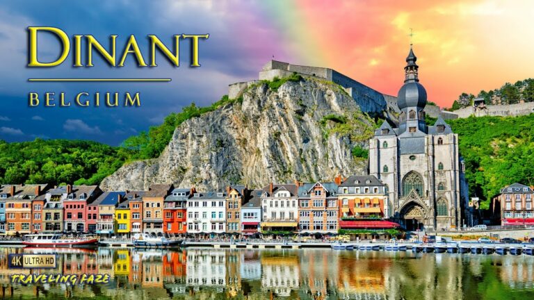 Dinant, Belgium 4K ~ Travel Guide (Relaxing Music)