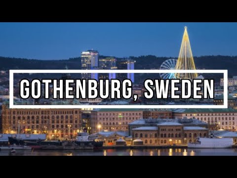 Gothenburg, Sweden | Liseberg Amusement Park Stealth Night Drone 4K