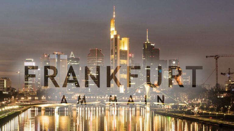 Travel Frankfurt in a Minute – Drone Aerial Video – Expedia