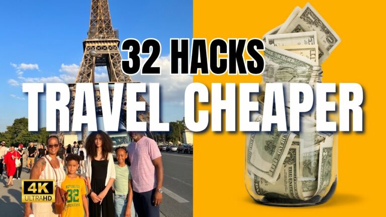 How to SAVE MONEY on TRAVEL in 2024 • 32 EASY money-saving hacks