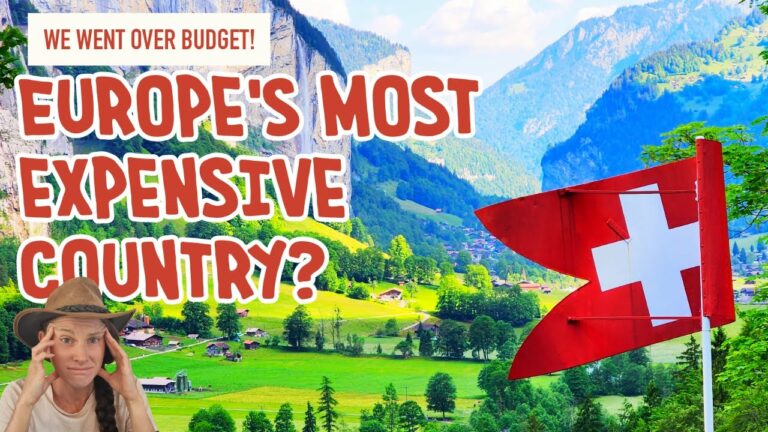 Europe MOST EXPENSIVE Country? | OVER BUDGET | A Day in Lauterbrunnen & Grindelwald | Family Travel