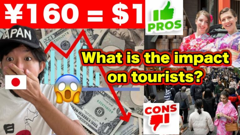 Japanese Yen hits ¥160 to  — Exchange Rate Chaos | What is the impact on Foreign tourists?