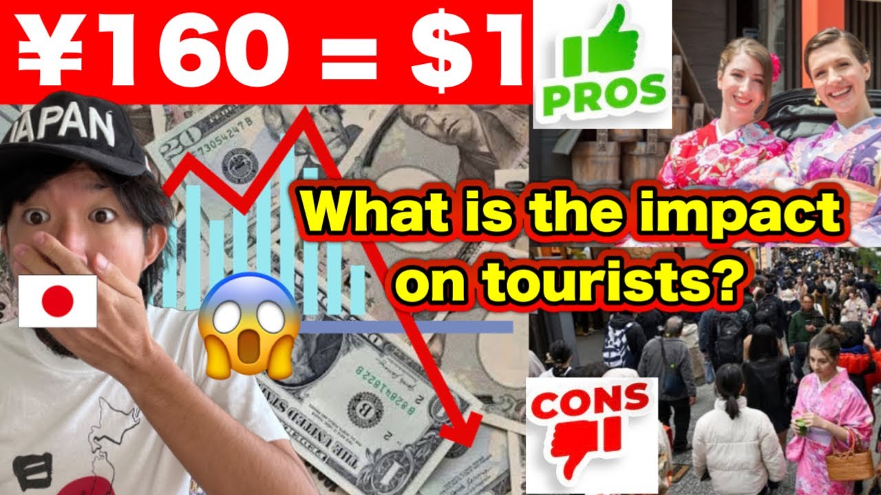 Japanese Yen hits ¥160 to  — Exchange Rate Chaos | What is the impact on Foreign tourists?