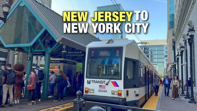 New Jersey Jersey City to Midtown Manhattan LIVE on Tuesday & NY Waterway Ferry Ride (May 7, 2024)