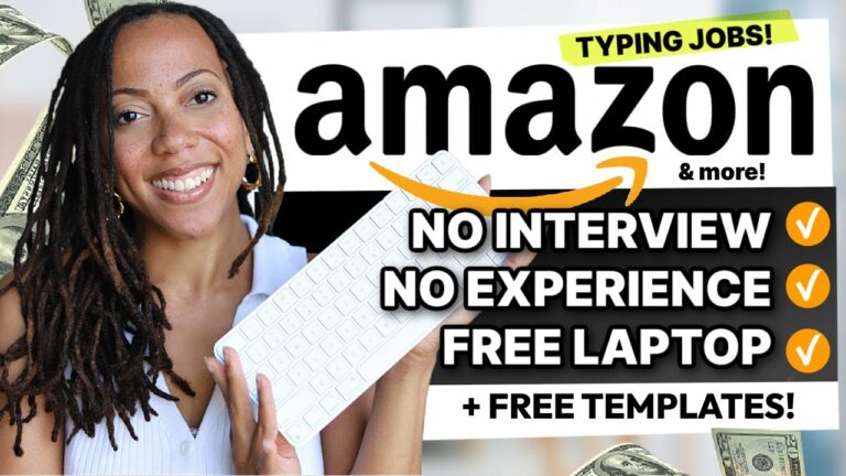 Amazon is Hiring! 🎉 | Get Paid /hr | Best Typing Work From Home Jobs, No Interview, No Experience