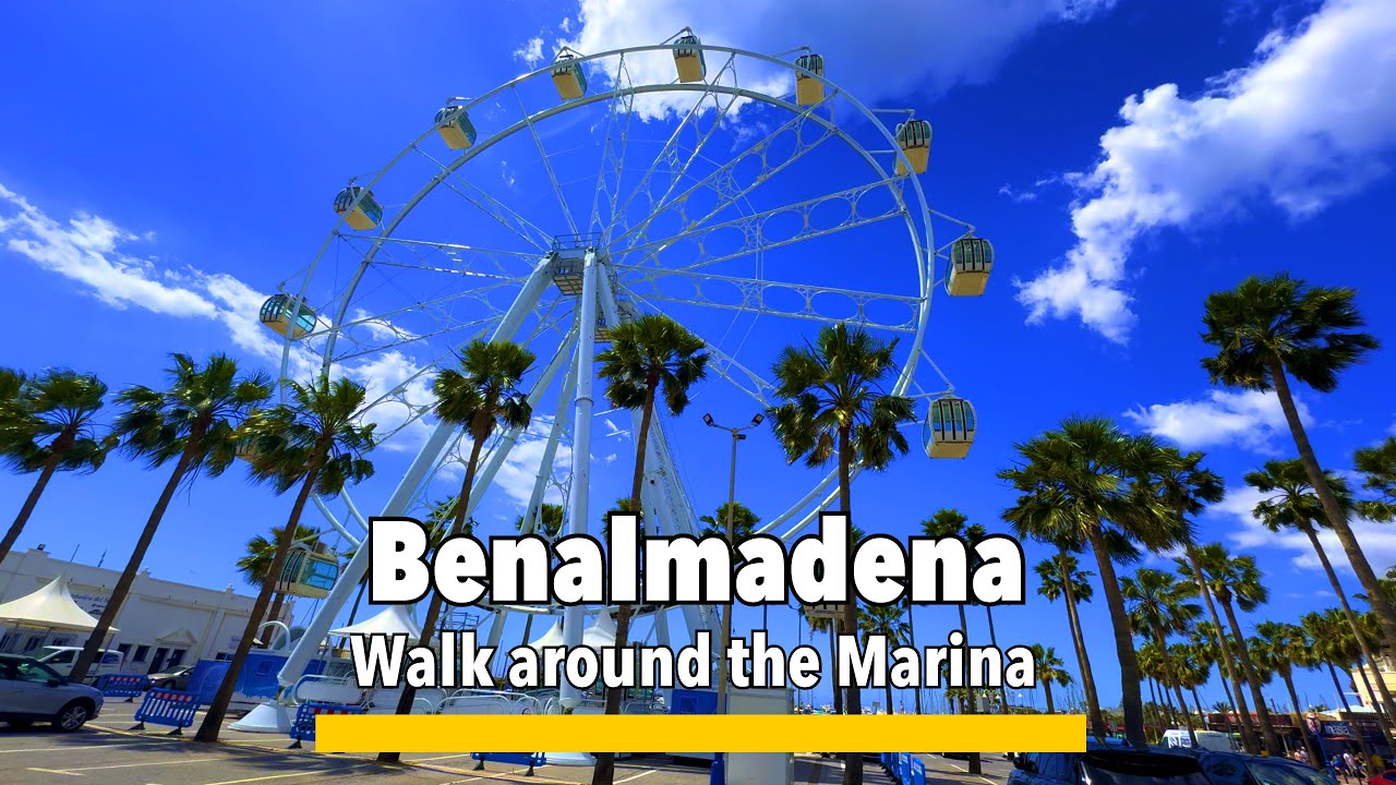 Benalmadena 🇪🇸 it’s  May  2024 and a great day for a walk around Benalmadena marina.✨🏖️