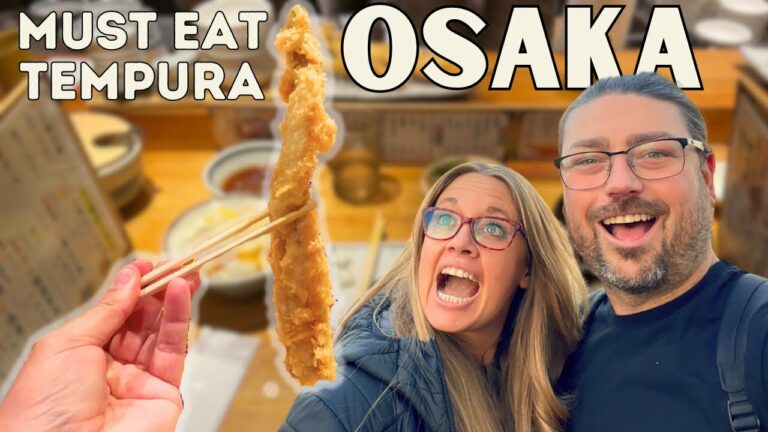 The BEST Tempura Restaurant in JAPAN! Tempura Makino OSAKA🇯🇵