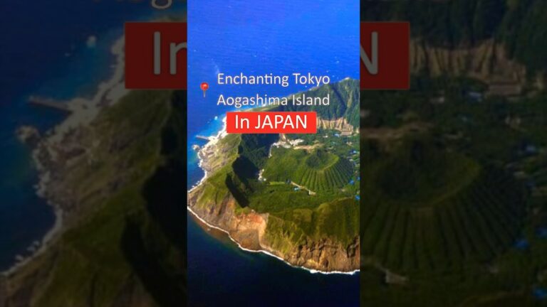 Enchanting Tokyo AOGASHIMA Island🇯🇵Tokyo’s Secret Island Paradise #shorts #Japan #Aogashima