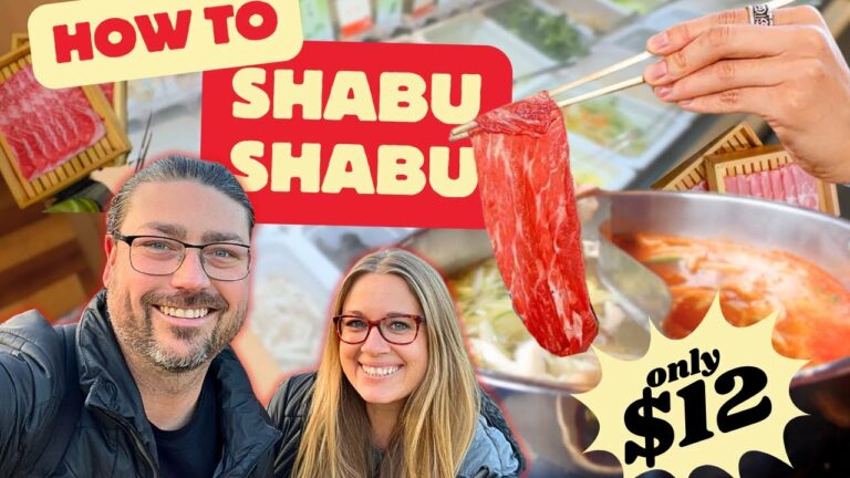 TOKYO Cheap Eats!  SHABU SHABU All You Can Eat!