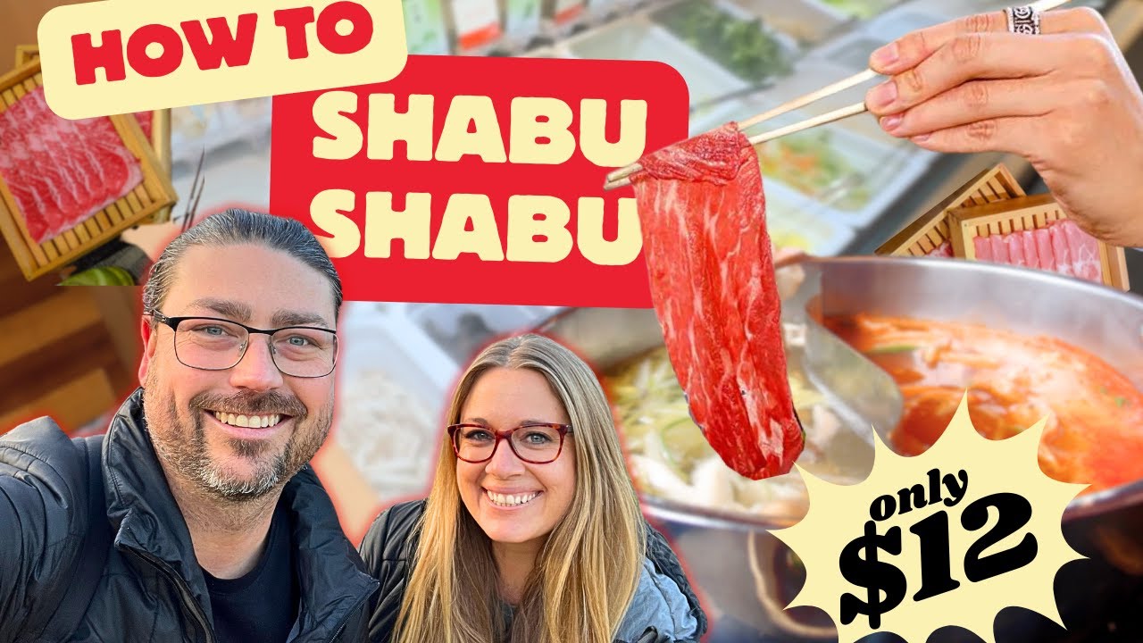 TOKYO Cheap Eats!  SHABU SHABU All You Can Eat!