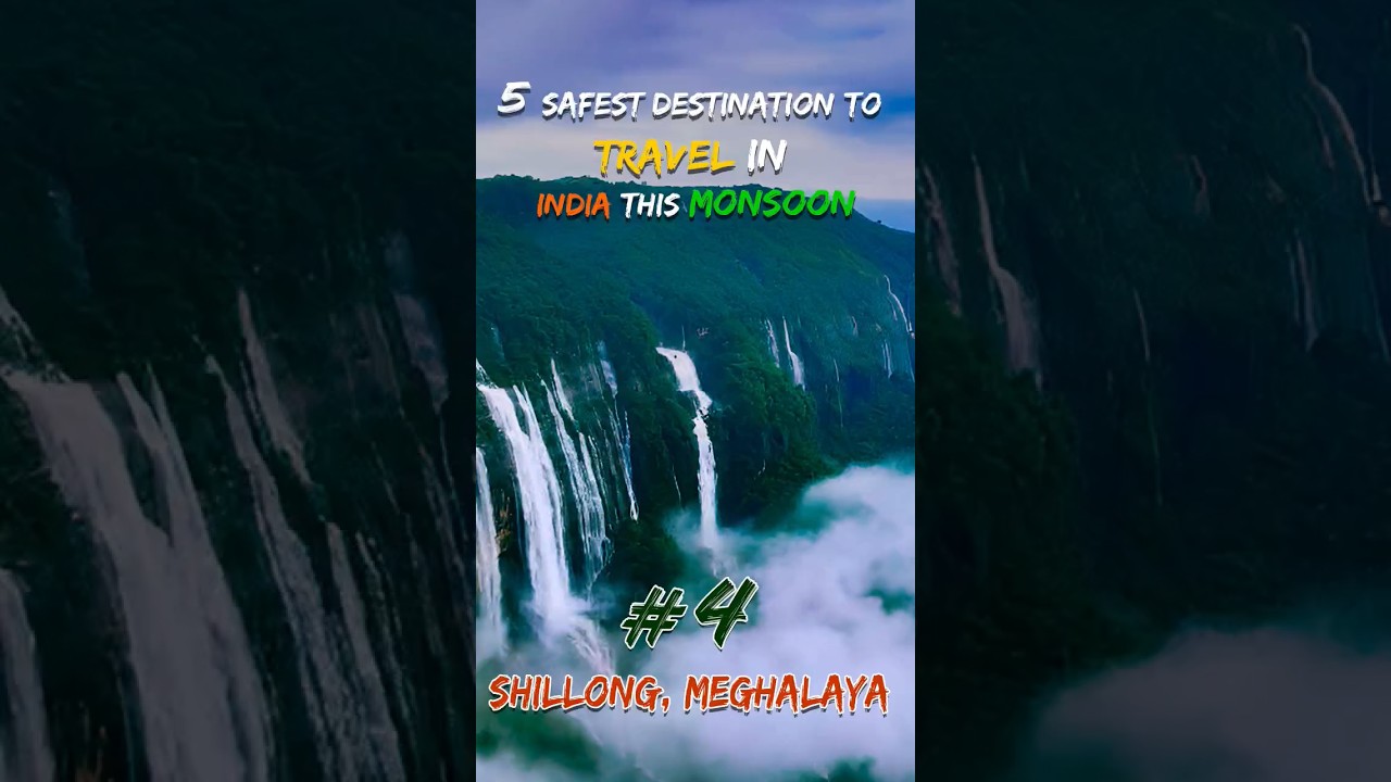 safe monsoon travel places in India #4 #shorts #short #youtubeshorts #trending #travel