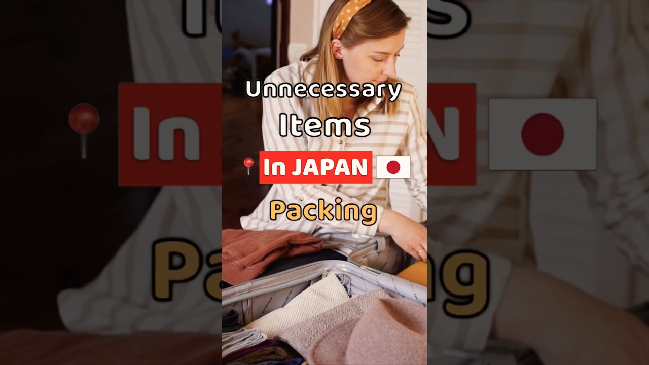 Unnecessary Items in Japan🇯🇵 | Packing Tips | Don’t Make the Same Mistakes #shorts #Japan #Packing