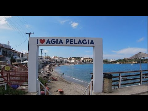 Agia Pelagia Crete (TOUR & REVIEW) Kreta! Crete Greece