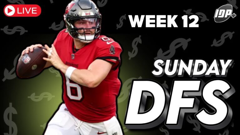 BEST NFL DFS DraftKings, FanDuel, & Week 12 Underdog Picks!